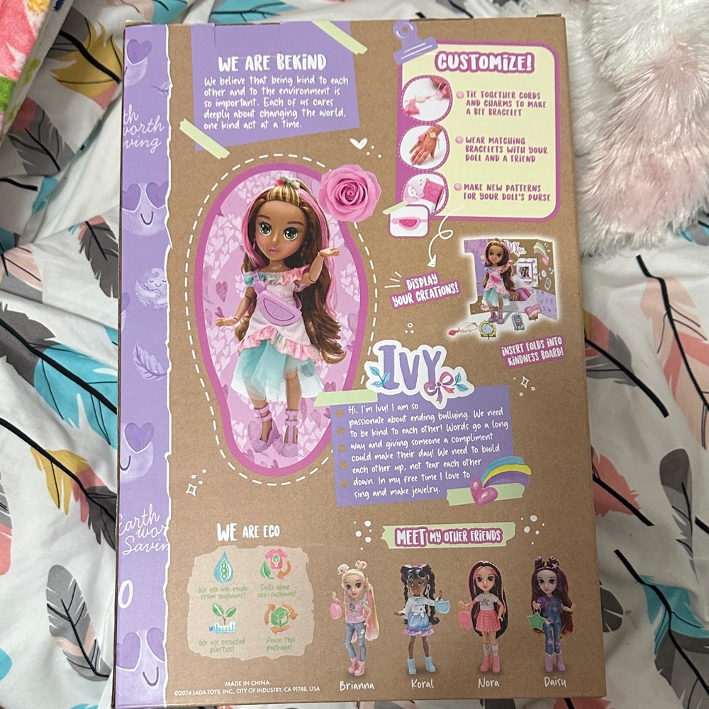 NWT Eco-Friendly Be Kind Doll with DIY Play by Jada girls toy - Picture 6 of 11